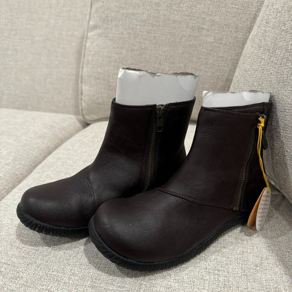 Orthoheel Brown short boots - Size 5